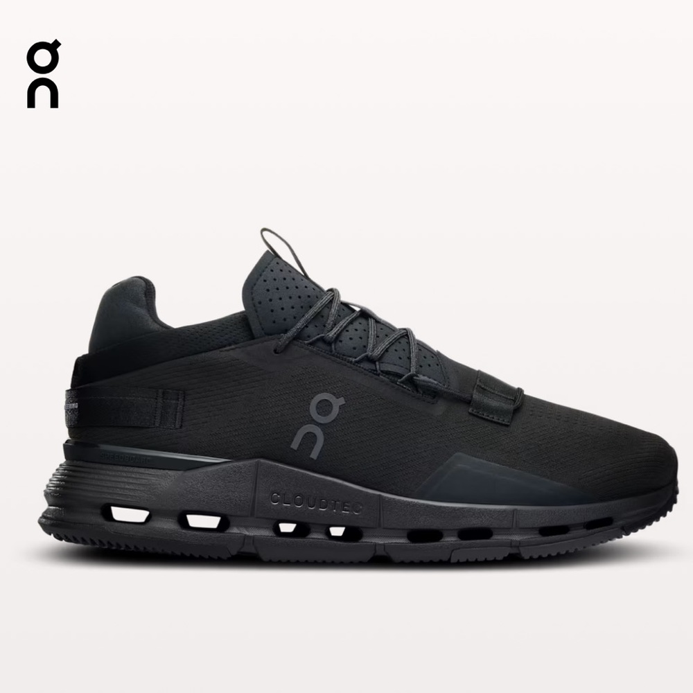 NWT On Running Women Cloudnova 2 Black Sneakers